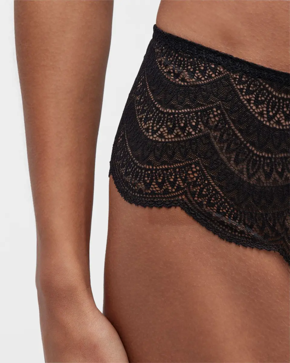 Simone Pérèle Karma Geometric Lace Boyshorts | Thumbnail 8