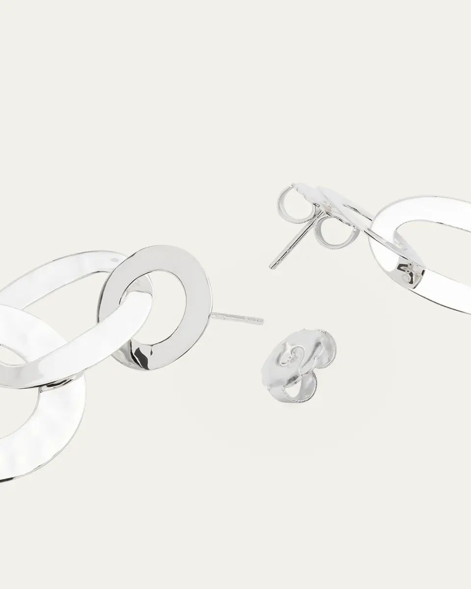 Ippolita Roma Links Post Earrings in Sterling Silver | Thumbnail 4