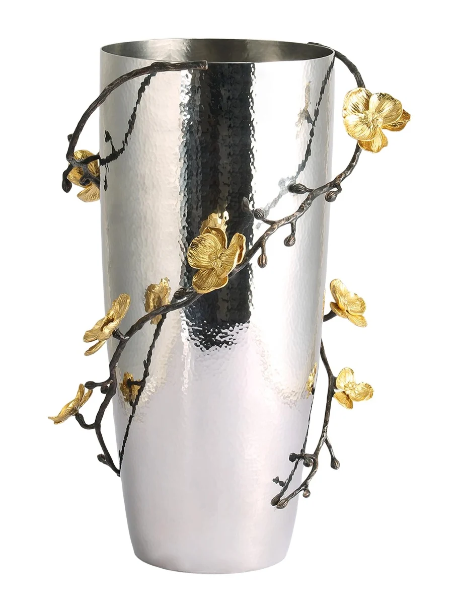 Michael Aram Gold Orchid Centerpiece Vase