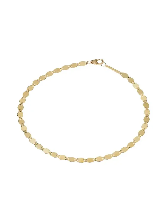14K Gold Mega Nude Chain Anklet