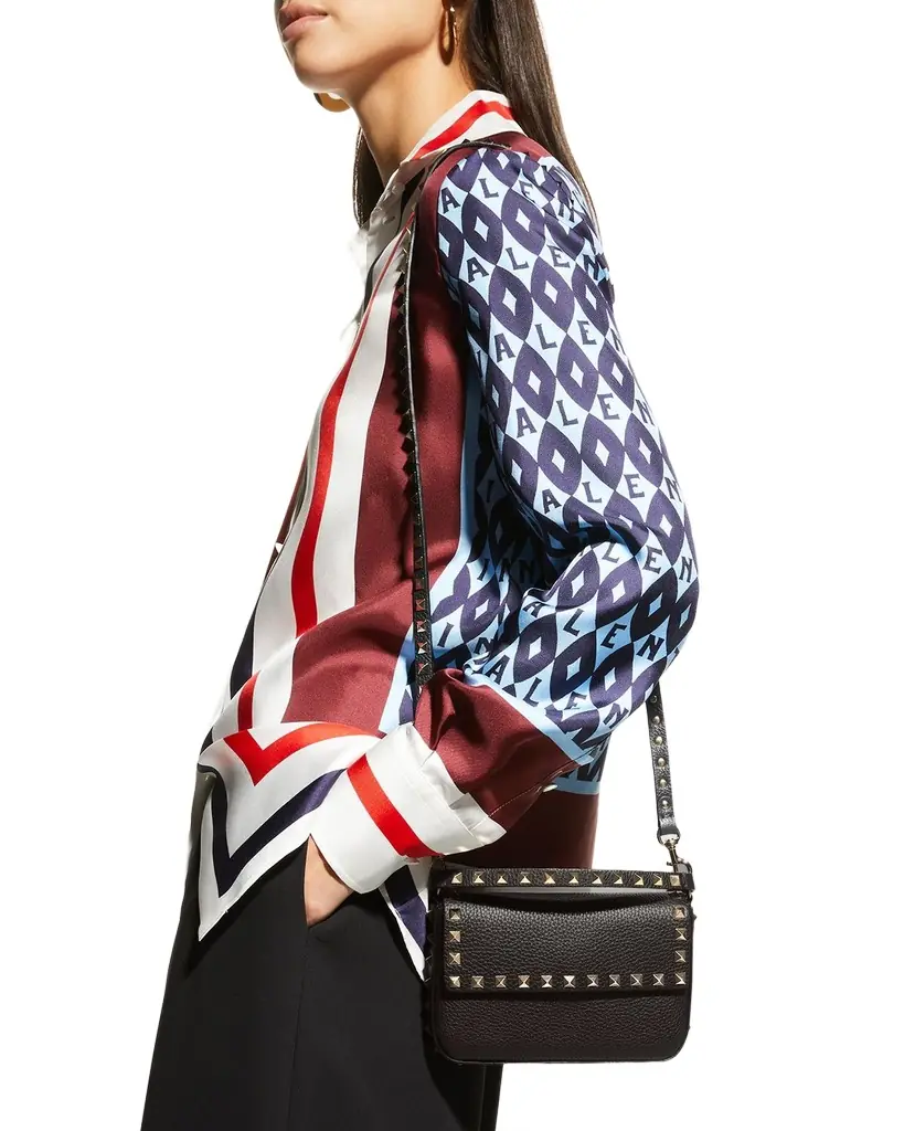 Valentino Garavani Rockstud Top Handle Shoulder Bag | Image 1 Valentino Garavani Rockstud Top Handle Shoulder Bag | Image 1