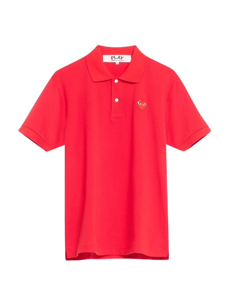Men's Polo Shirt with Heart Men's Polo Shirt with Heart