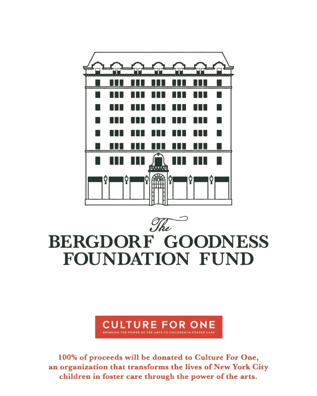 Exclusive Goodness Giving Card - $50 Donation to Culture For One