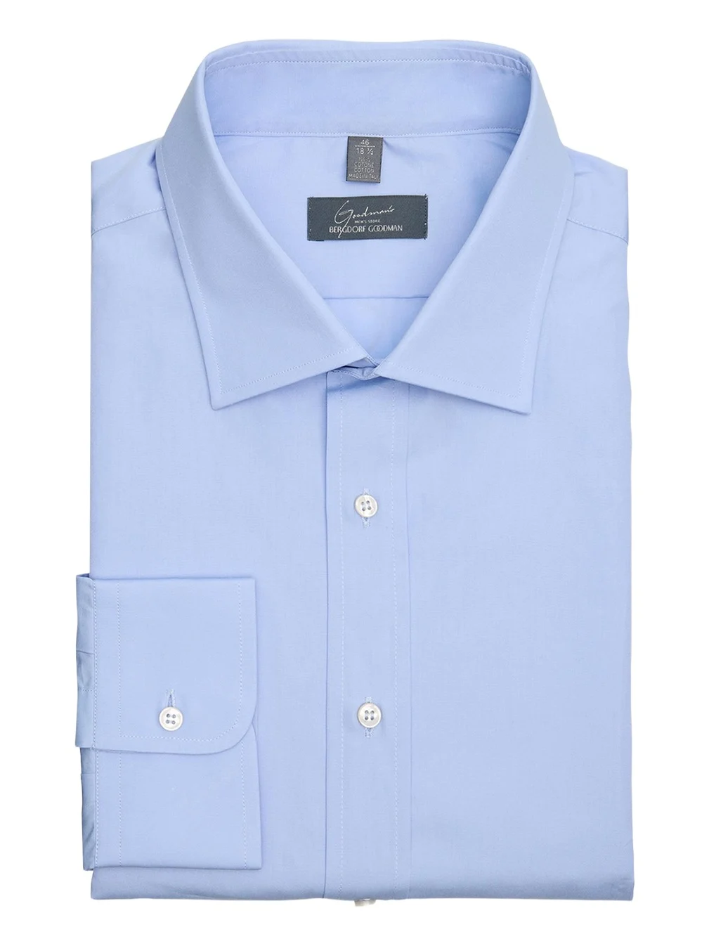 Men's Solid Poplin Dress Shirt Men's Solid Poplin Dress Shirt