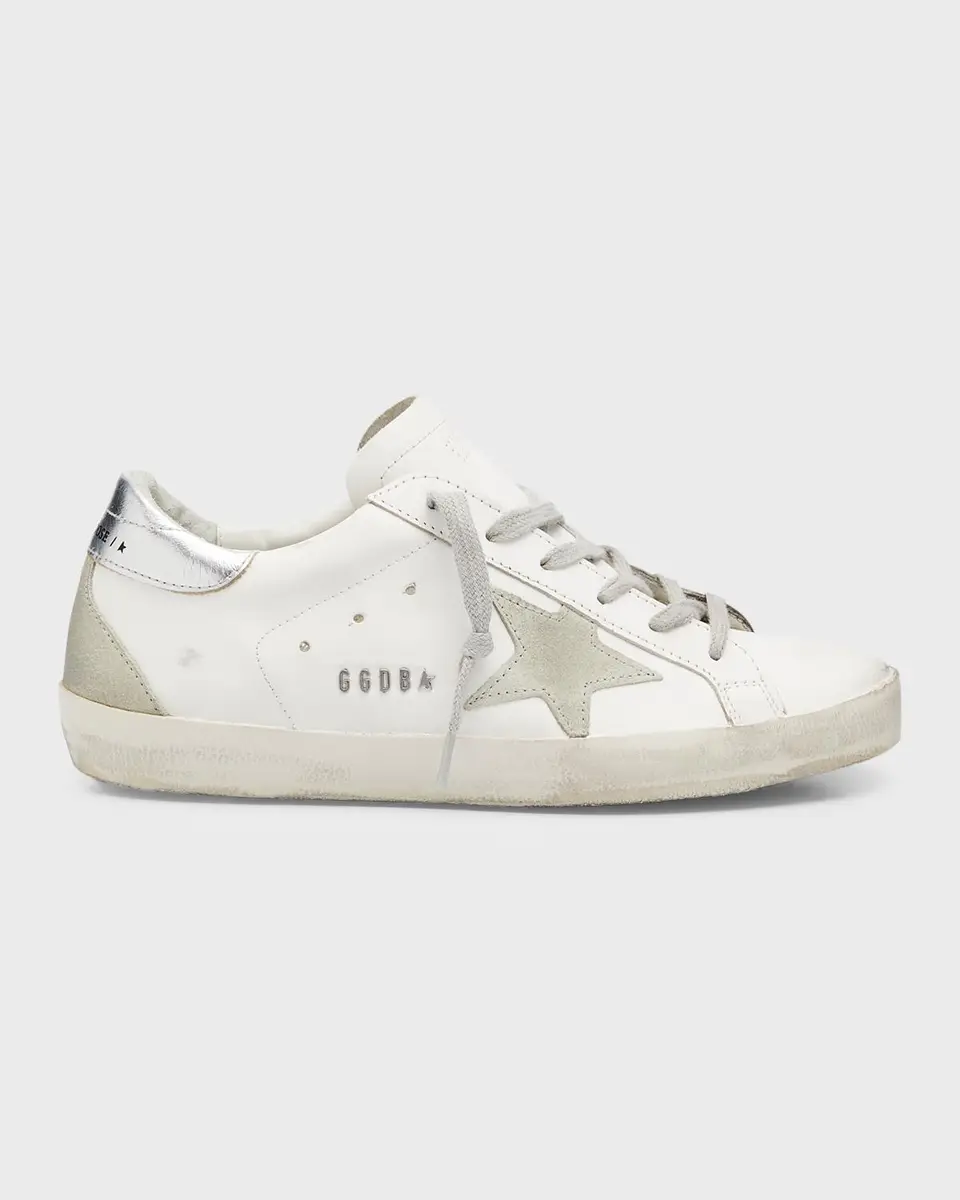 Golden Goose Super-Star Mixed Leather Sneakers | Thumbnail 6 Golden Goose Super-Star Mixed Leather Sneakers | Thumbnail 6
