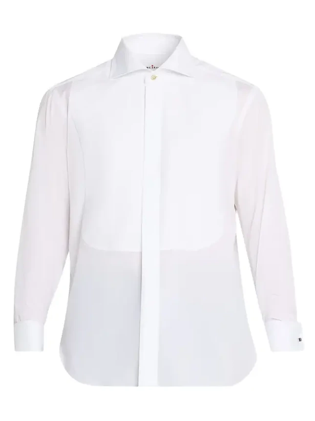 Men's Cotton Pique Bib-Front Dress Shirt Men's Cotton Pique Bib-Front Dress Shirt