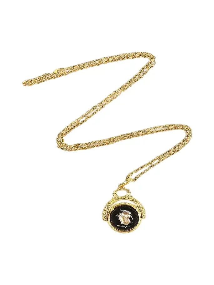 Intaglio Pendant Necklace