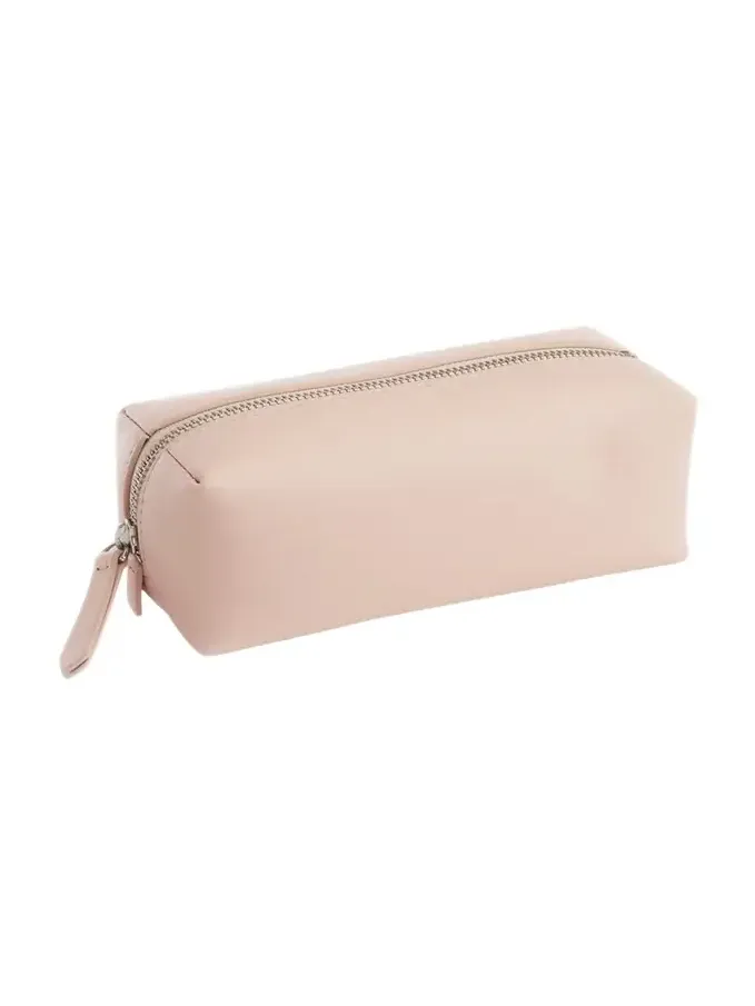 Royce New York Monogrammed Leather Zippered Utility Bag, Personalized