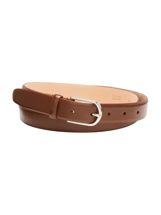 Men's Saffiano Leather Belt, 30mm