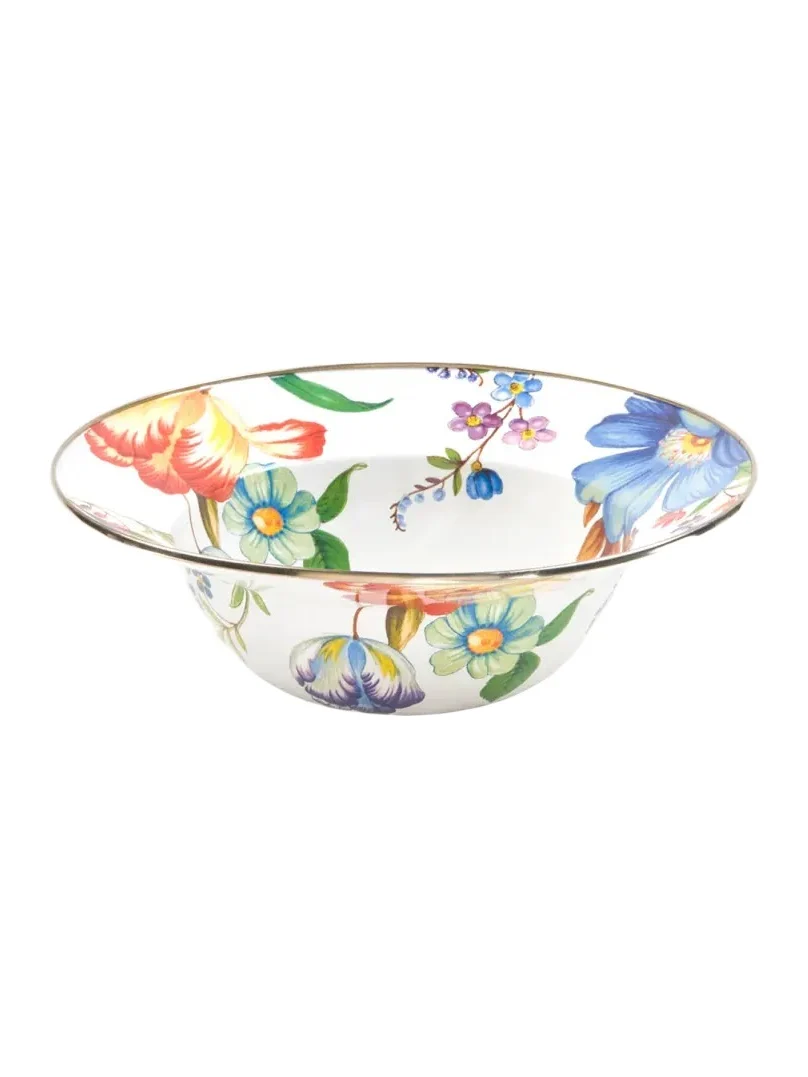 MacKenzie-Childs Flower Market Serving Bowl
