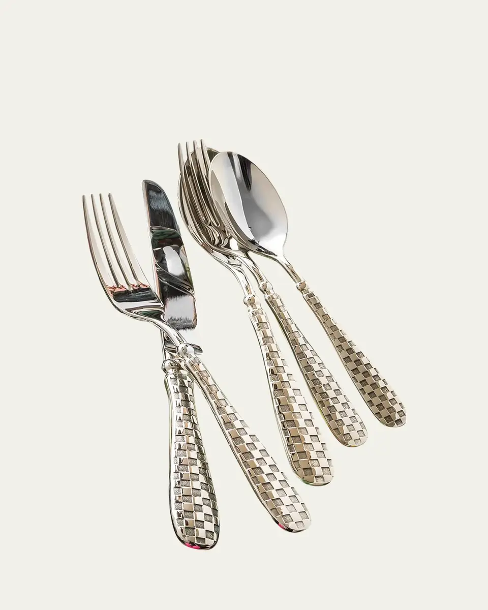 MacKenzie-Childs 5-Piece Check Flatware Place Setting | Thumbnail 8 MacKenzie-Childs 5-Piece Check Flatware Place Setting | Thumbnail 8