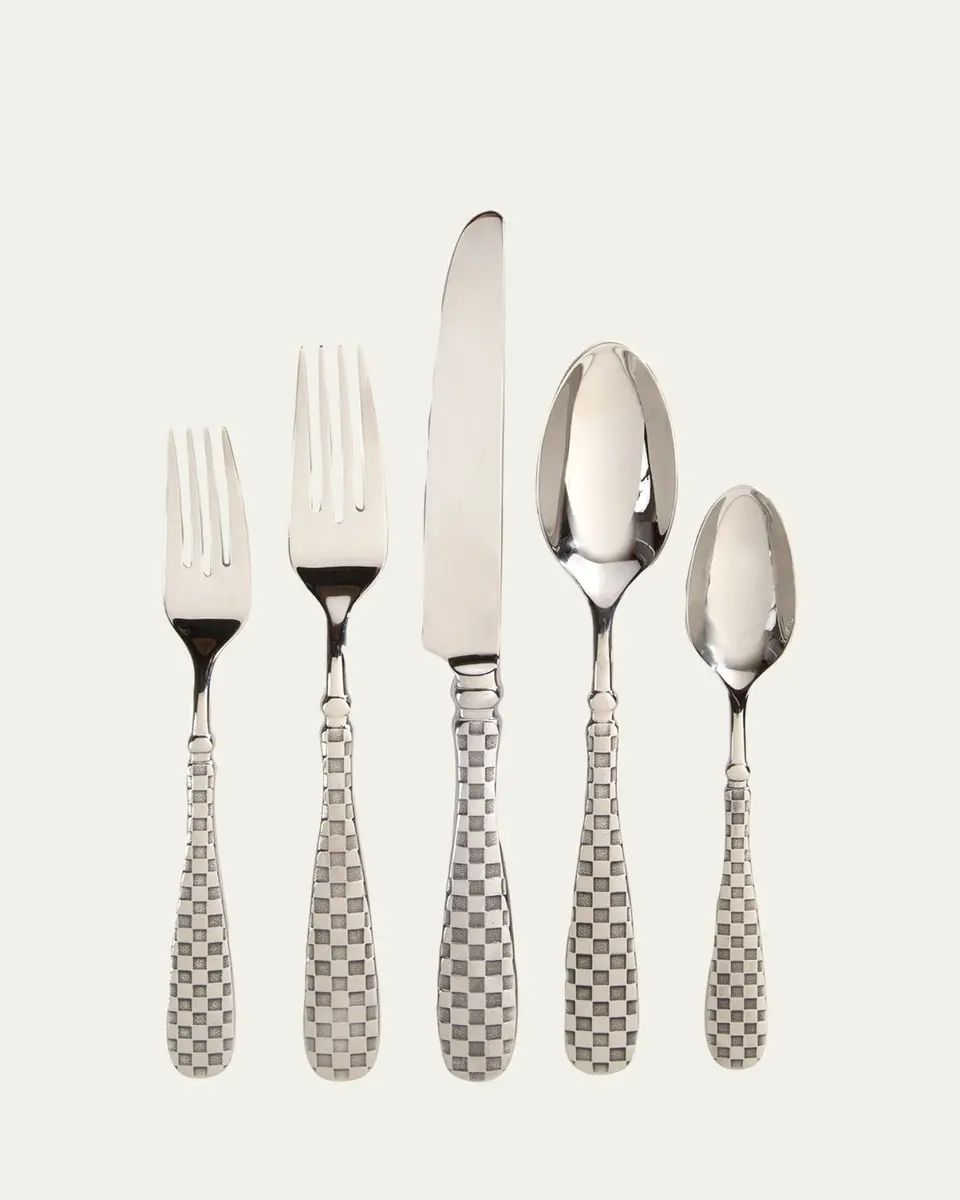 MacKenzie-Childs 5-Piece Check Flatware Place Setting | Thumbnail 10 MacKenzie-Childs 5-Piece Check Flatware Place Setting | Thumbnail 10