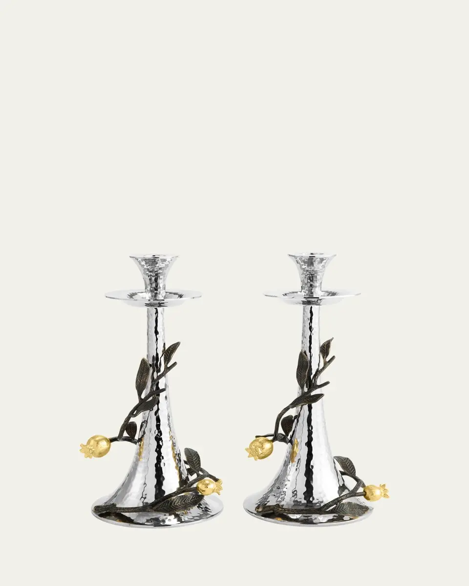 Michael Aram Pomegranate Candleholders, Set of Two | Thumbnail 2 Michael Aram Pomegranate Candleholders, Set of Two | Thumbnail 2