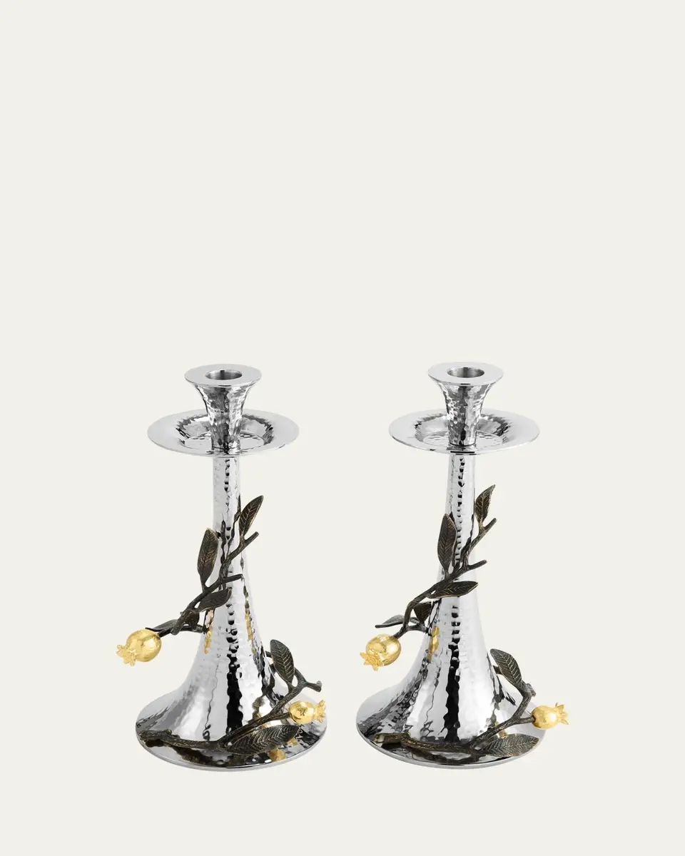 Michael Aram Pomegranate Candleholders, Set of Two | Thumbnail 3 Michael Aram Pomegranate Candleholders, Set of Two | Thumbnail 3