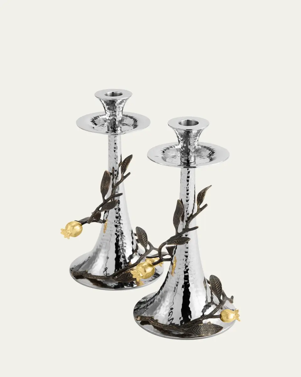 Michael Aram Pomegranate Candleholders, Set of Two | Thumbnail 4 Michael Aram Pomegranate Candleholders, Set of Two | Thumbnail 4