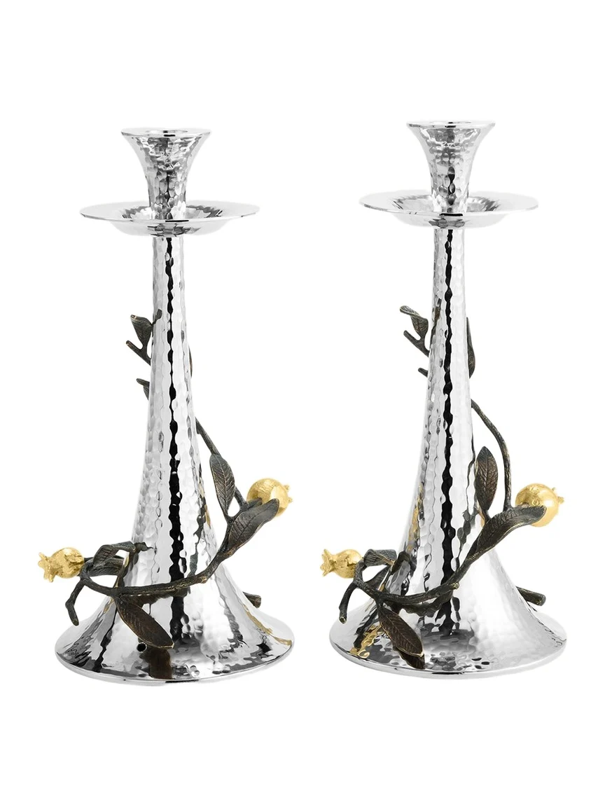 Michael Aram Pomegranate Candleholders, Set of Two