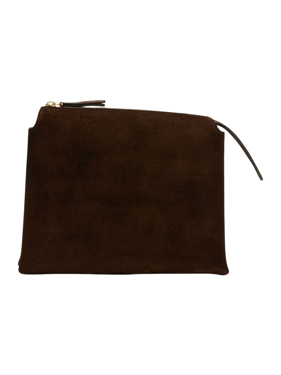 Nu Twin Mini Crossbody in Suede Nu Twin Mini Crossbody in Suede