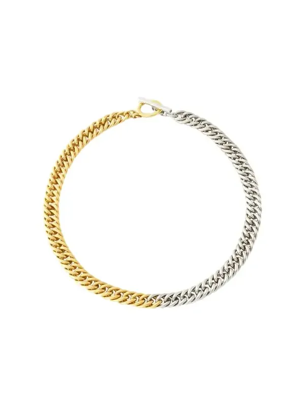 Vintage-Inspired Two-Tone Necklace