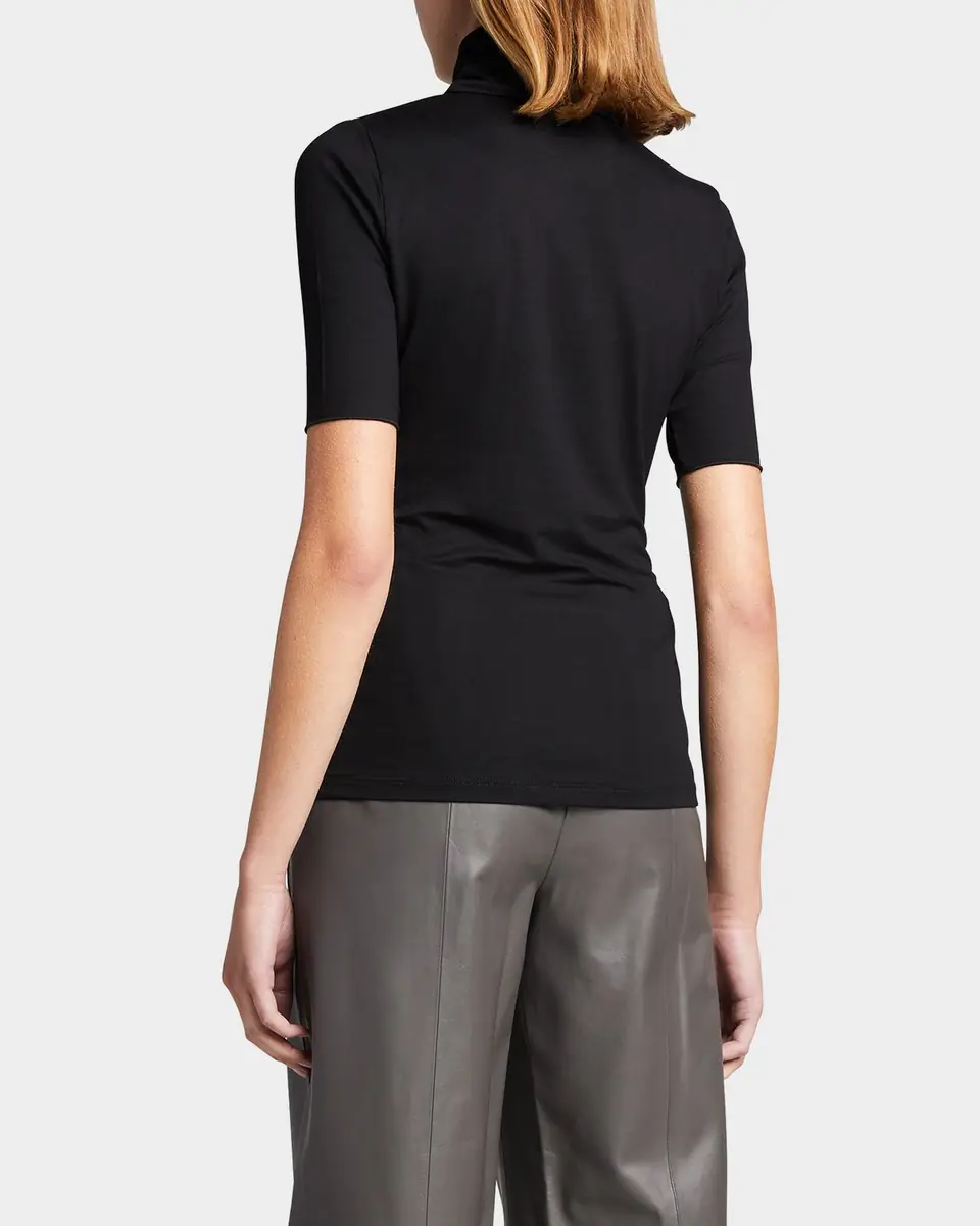 Majestic Filatures Soft Touch Elbow-Sleeve Turtleneck | Thumbnail 11 Majestic Filatures Soft Touch Elbow-Sleeve Turtleneck | Thumbnail 11