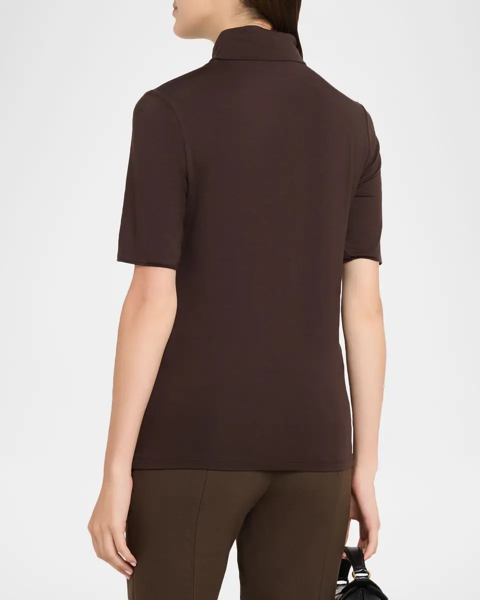Majestic Filatures Soft Touch Elbow-Sleeve Turtleneck | Thumbnail 15 Majestic Filatures Soft Touch Elbow-Sleeve Turtleneck | Thumbnail 15