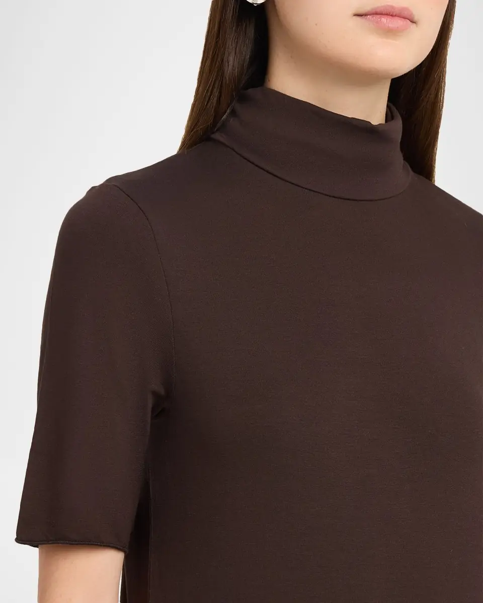 Majestic Filatures Soft Touch Elbow-Sleeve Turtleneck | Thumbnail 17 Majestic Filatures Soft Touch Elbow-Sleeve Turtleneck | Thumbnail 17
