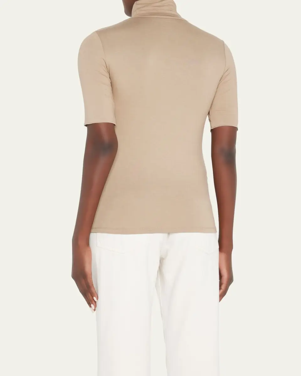 Majestic Filatures Soft Touch Elbow-Sleeve Turtleneck | Thumbnail 19 Majestic Filatures Soft Touch Elbow-Sleeve Turtleneck | Thumbnail 19