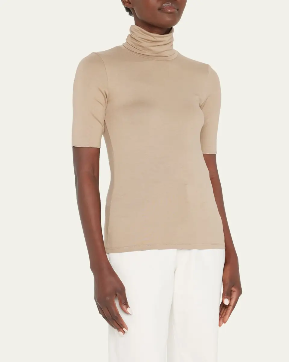 Majestic Filatures Soft Touch Elbow-Sleeve Turtleneck | Thumbnail 20 Majestic Filatures Soft Touch Elbow-Sleeve Turtleneck | Thumbnail 20