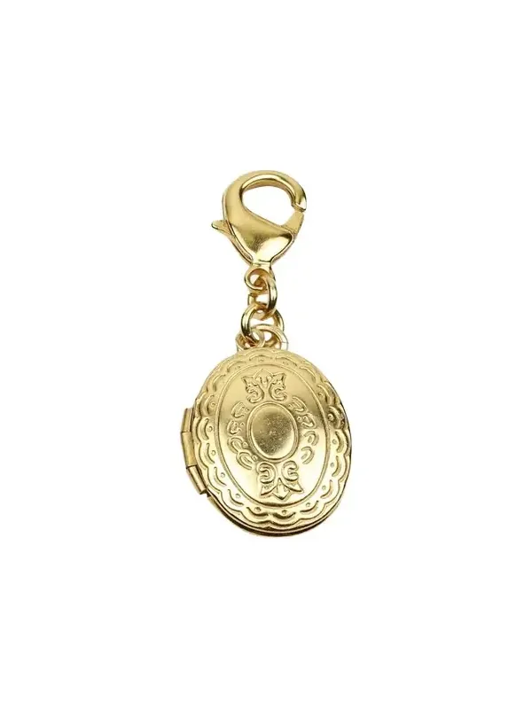 Engraved Chain Locket Charm Engraved Chain Locket Charm