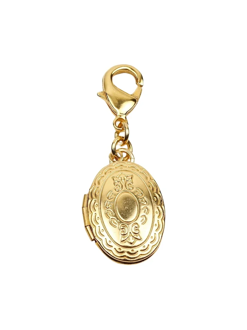Engraved Chain Locket Charm Engraved Chain Locket Charm