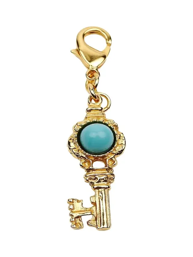 ben-amun Turquoise Key Charm