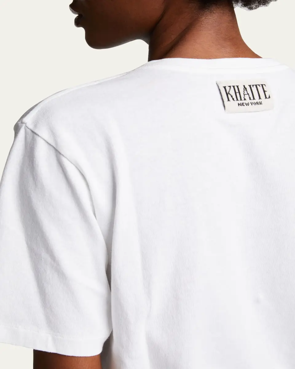 Khaite Mae Short Sleeve T-Shirt | Thumbnail 9