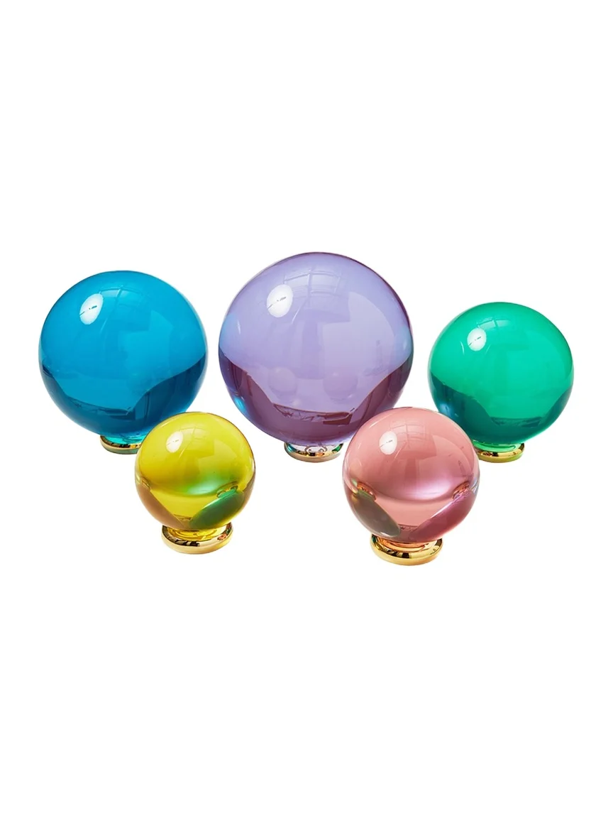 Jonathan Adler Multicolor Acrylic Orb 5-Piece Set