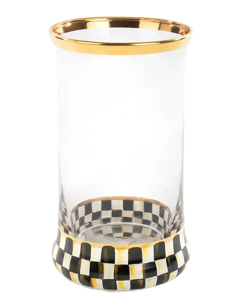 MacKenzie-Childs Courtly Check Highball Glass