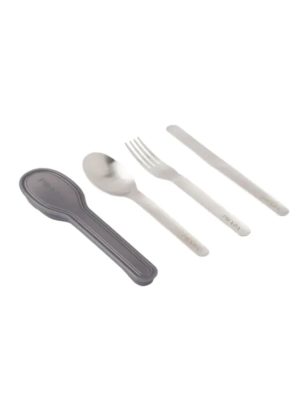 Prada Men's x Black %2B Blum Stainless Steel Travel Utensils
