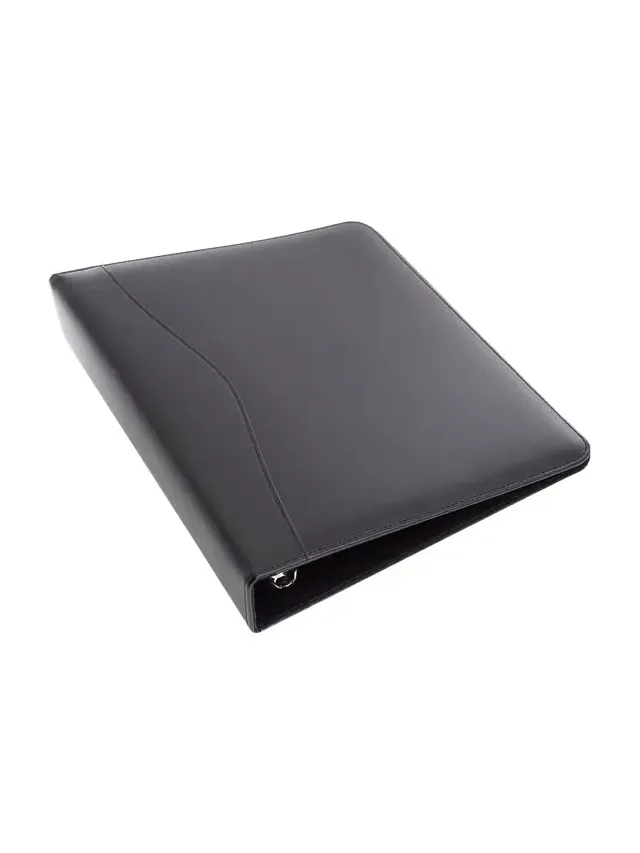 Royce New York Personalized Leather 2" Ring Binder