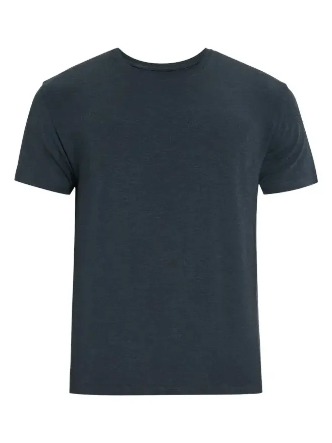 Derek Rose Men's Marl Crewneck Short-Sleeve Knit Tee