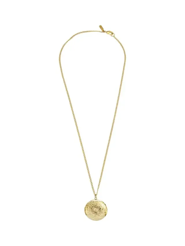 Round Locket Necklace Round Locket Necklace