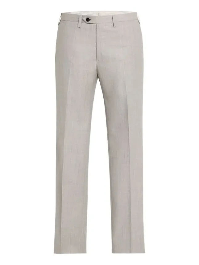 Men's 15 Micron Flat-Front Trousers Men's 15 Micron Flat-Front Trousers