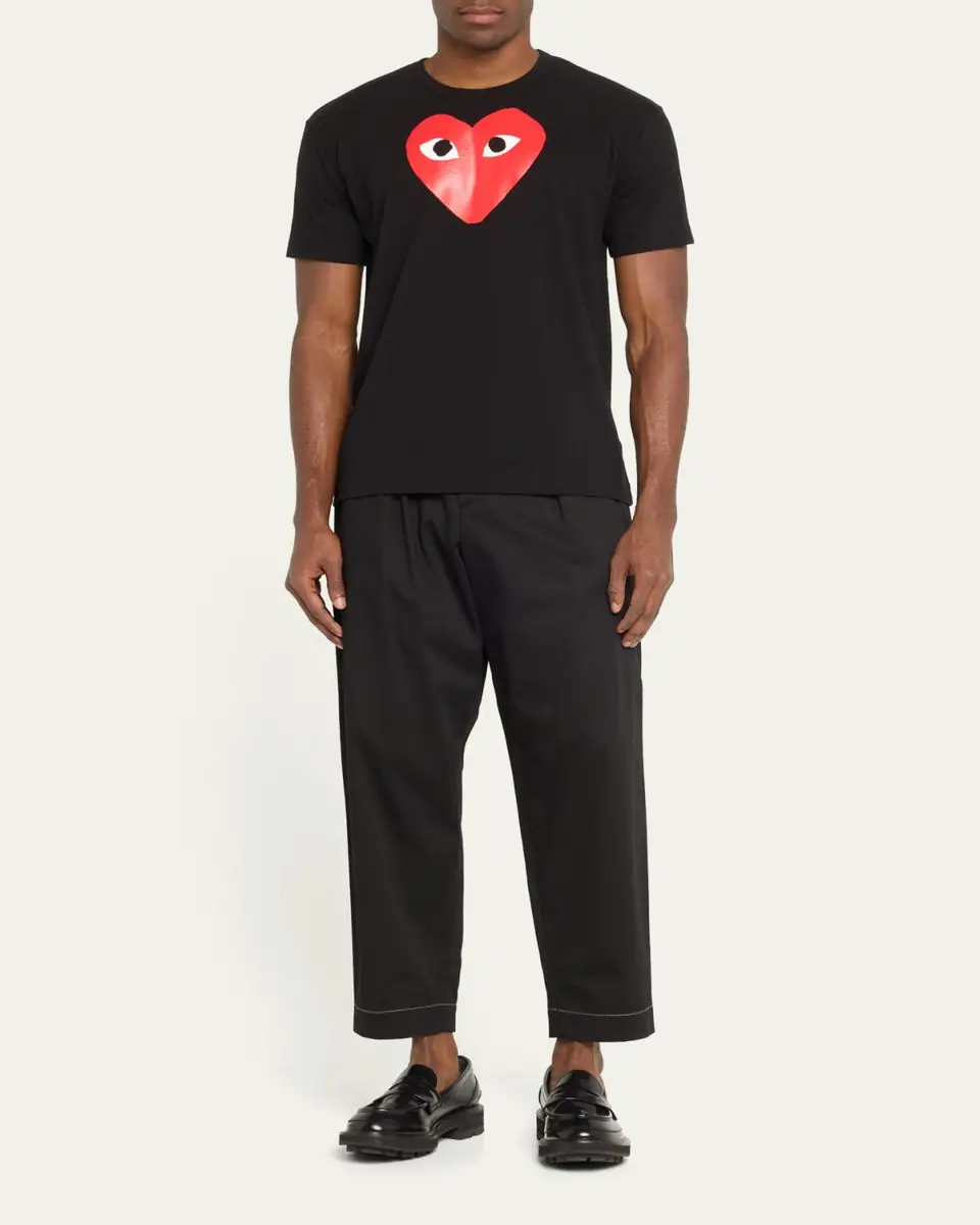 Comme des Garçons Men's Big Heart Short-Sleeve T-Shirt | Thumbnail 2