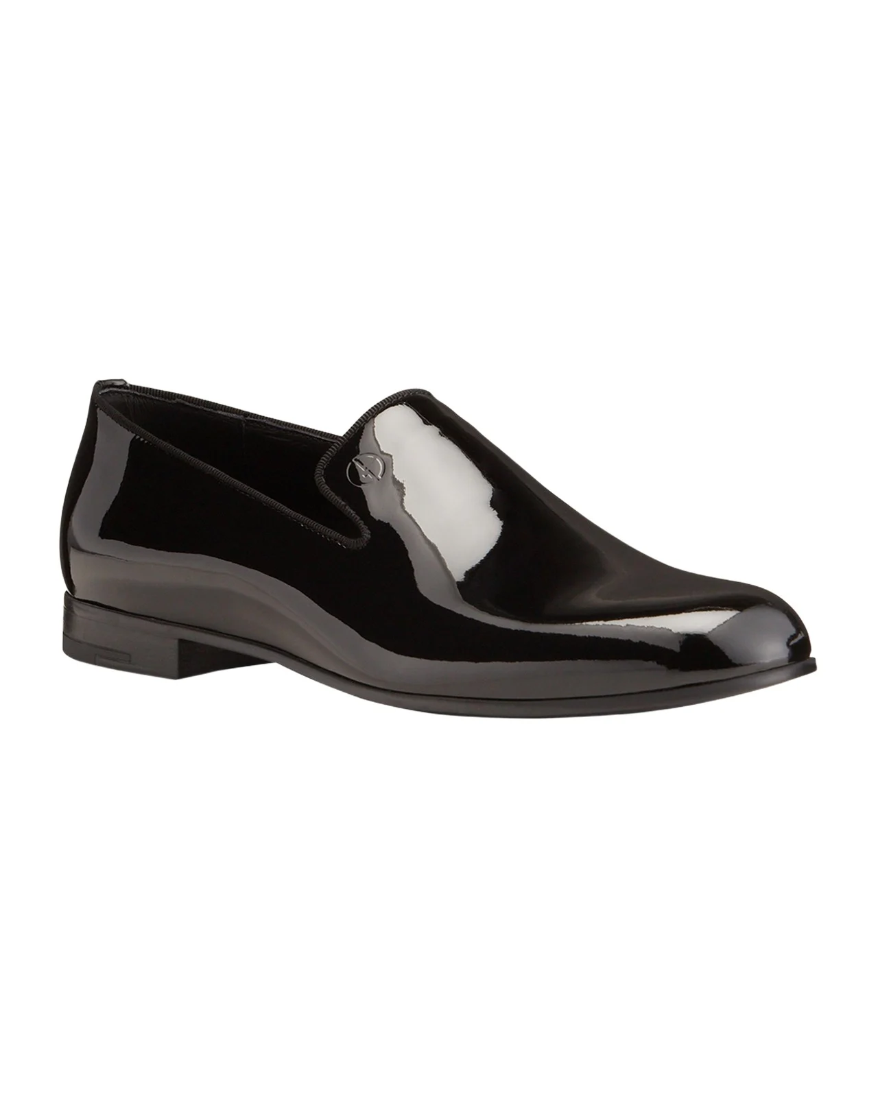 Giorgio Armani Men's Patent Formal Slip-Ons