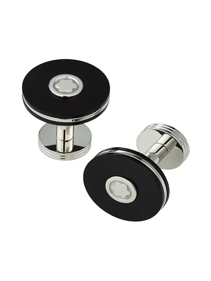 Round Resin Stainless Steel Cuff Links Round Resin Stainless Steel Cuff Links