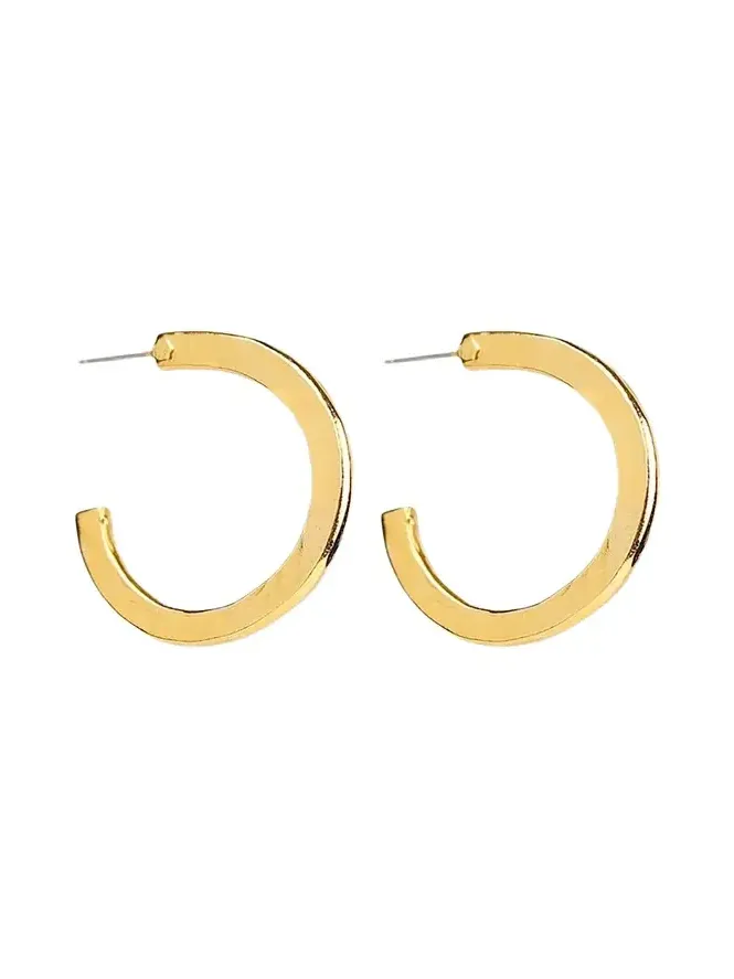 Flat Hoop Earrings