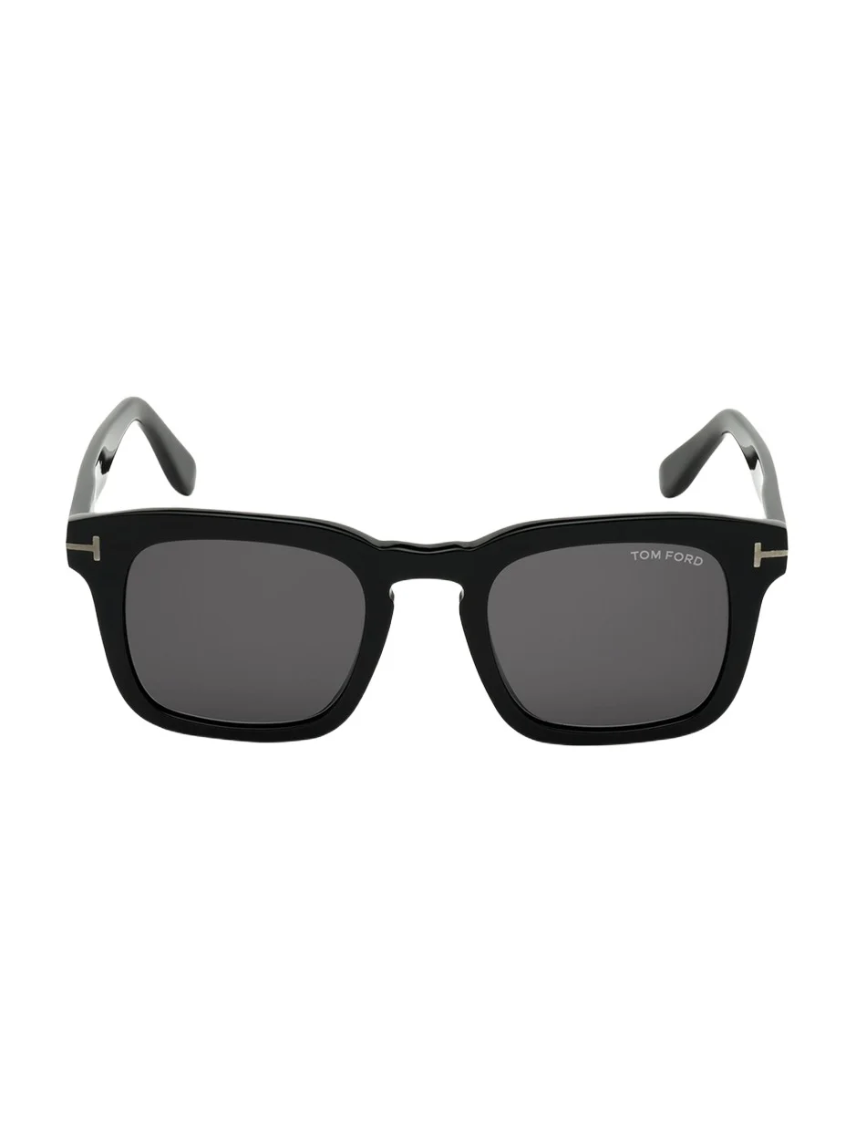 Men's Dax Square Solid Acetate Sunglasses