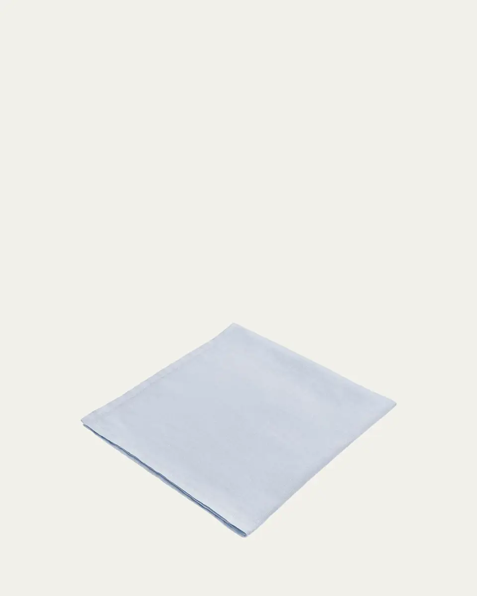 L'Objet Linen Sateen Napkin S4 Blue | Thumbnail 2