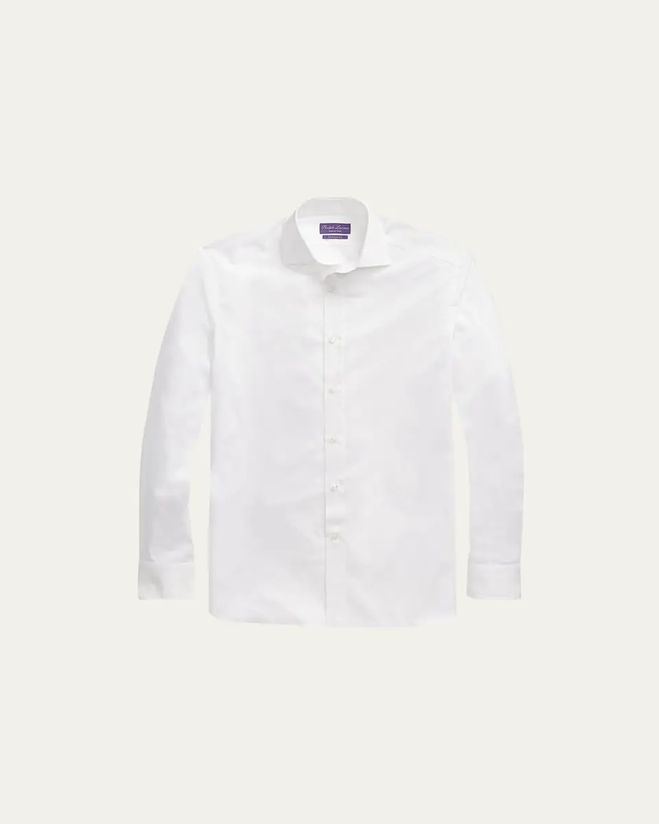 Ralph Lauren Purple Label Men's Poplin Shirt | Thumbnail 5