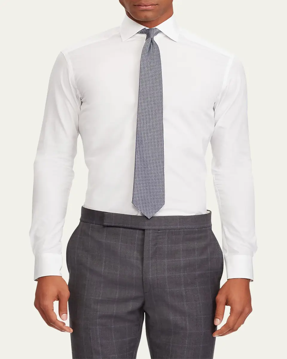 Ralph Lauren Purple Label Men's Poplin Shirt | Thumbnail 6