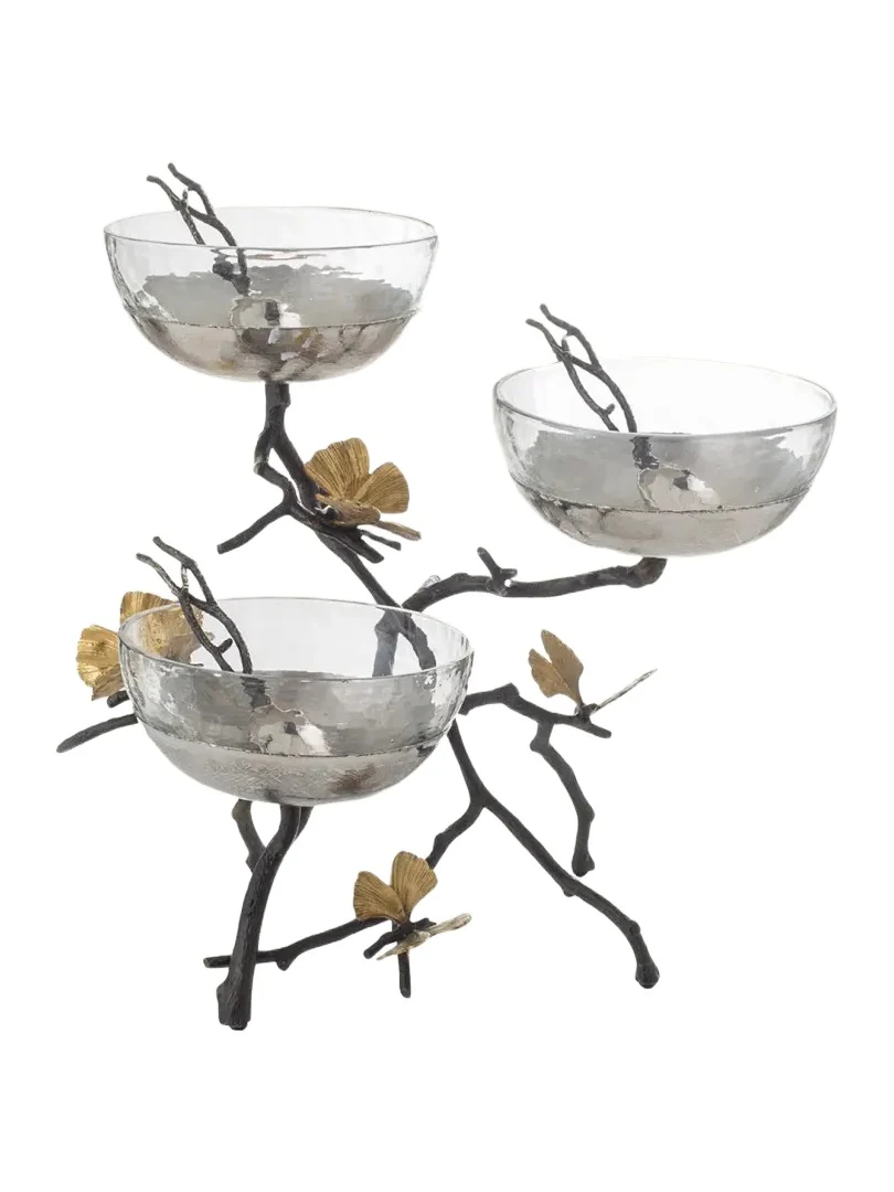 Michael Aram Butterfly Ginkgo Triple Bowl Set