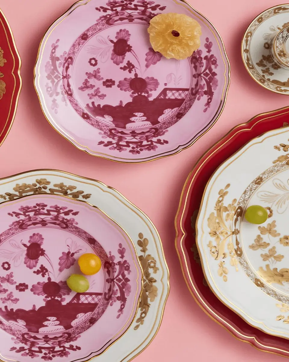 GINORI 1735 Oriente Italiano Salad Plate Azalea | Thumbnail 3