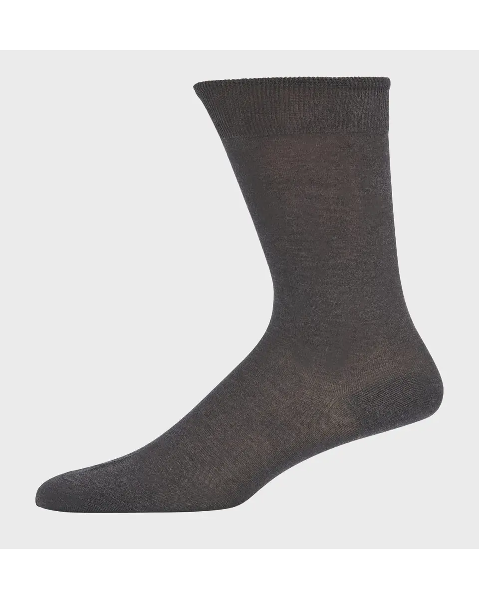 Bresciani Men's Knit Crew Socks | Thumbnail 3 Bresciani Men's Knit Crew Socks | Thumbnail 3