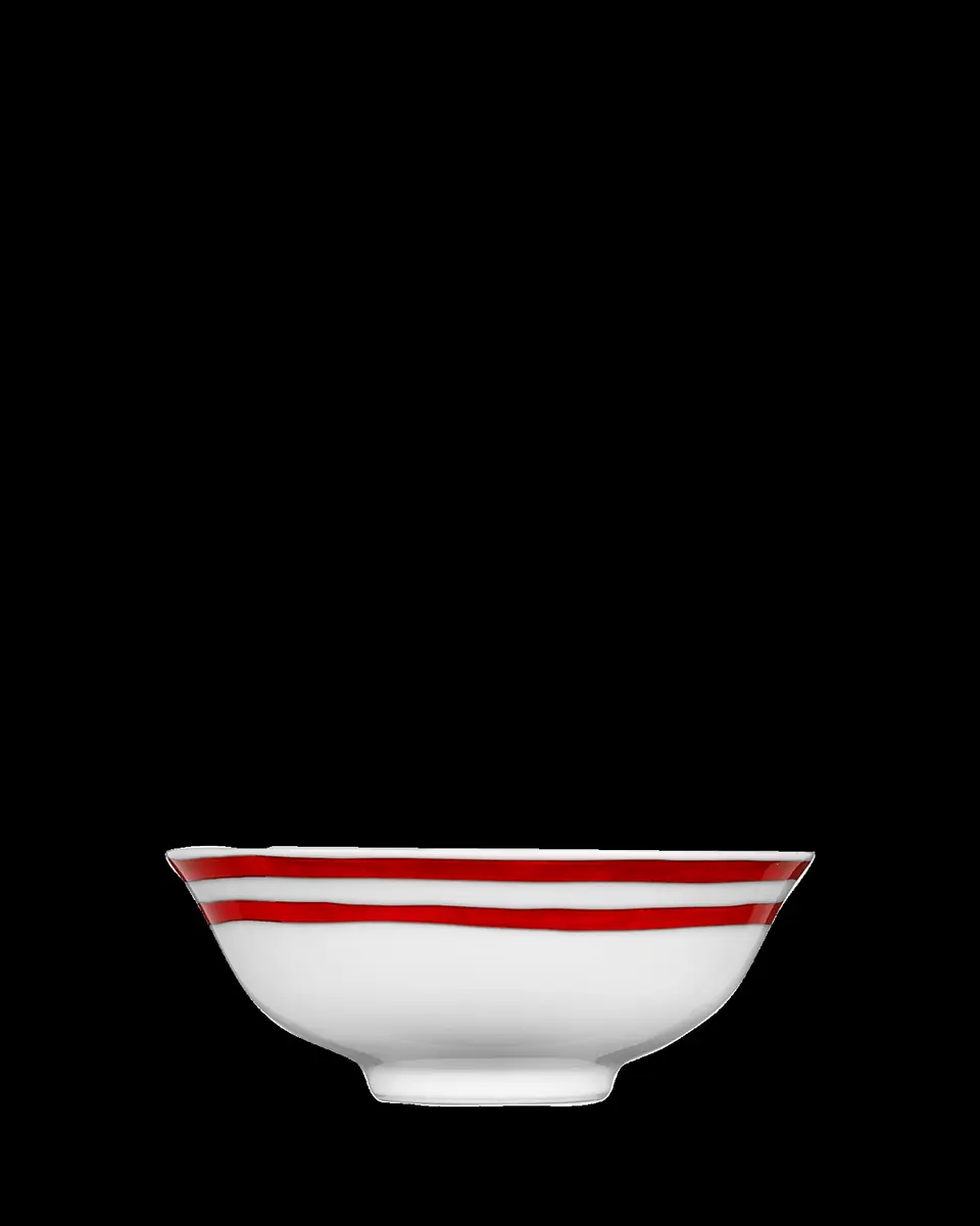 HERMÈS Balcon Red Soup Bowl | Thumbnail 2